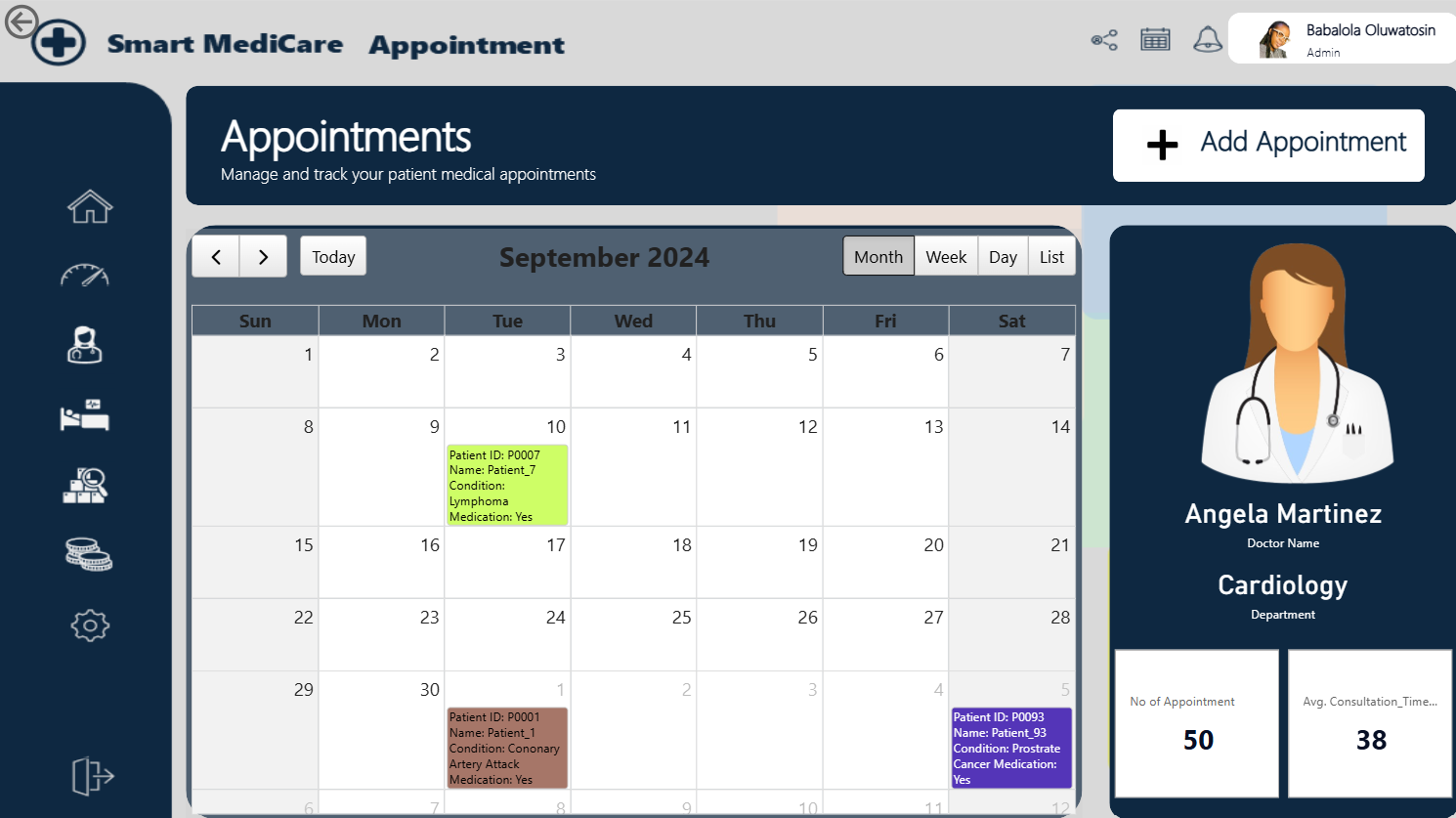 Appointment Dashboard